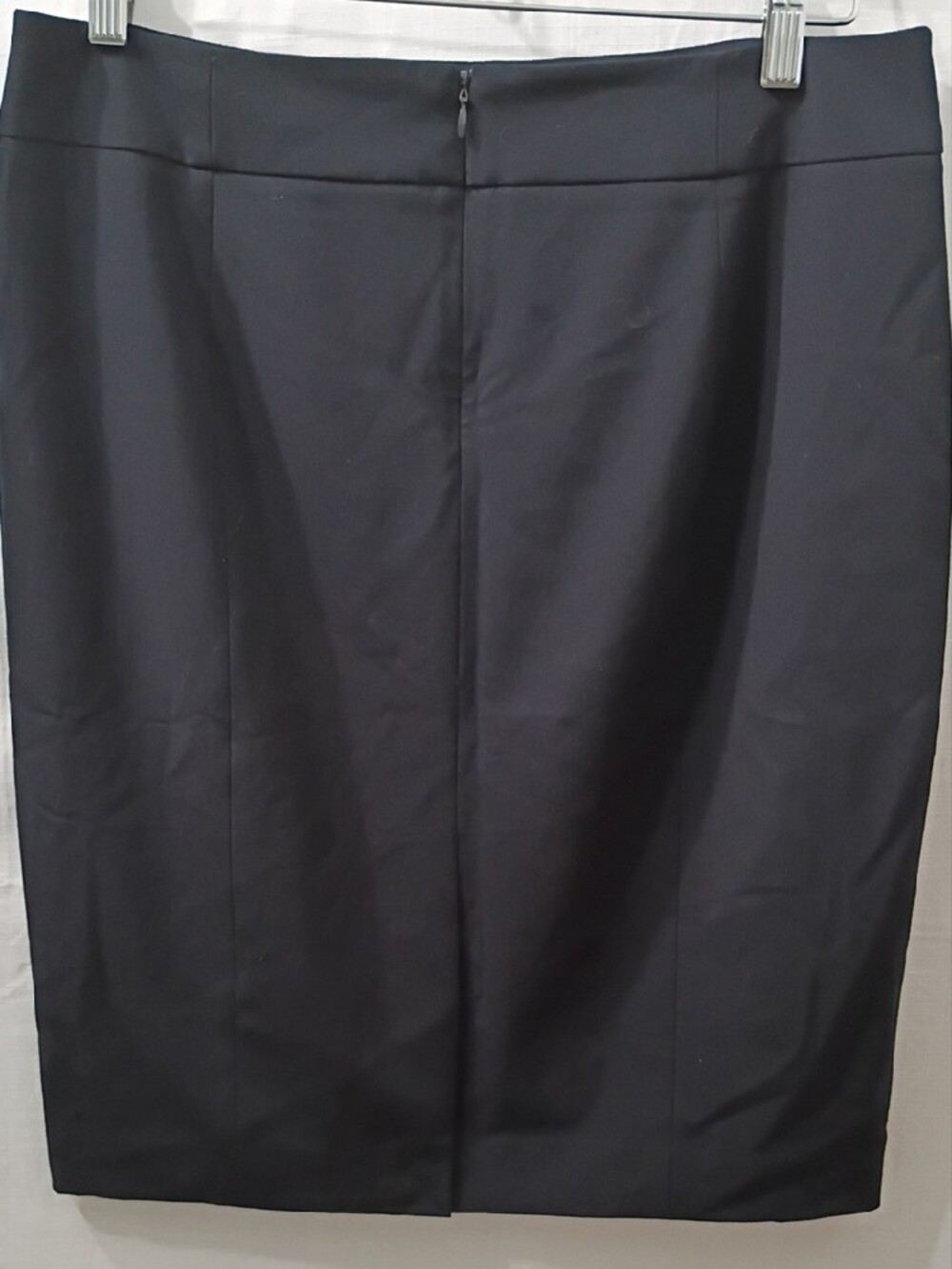 Calvin Klein Black Pencil Classic Women's Skirt  Size 10 - Picture 3 of 7